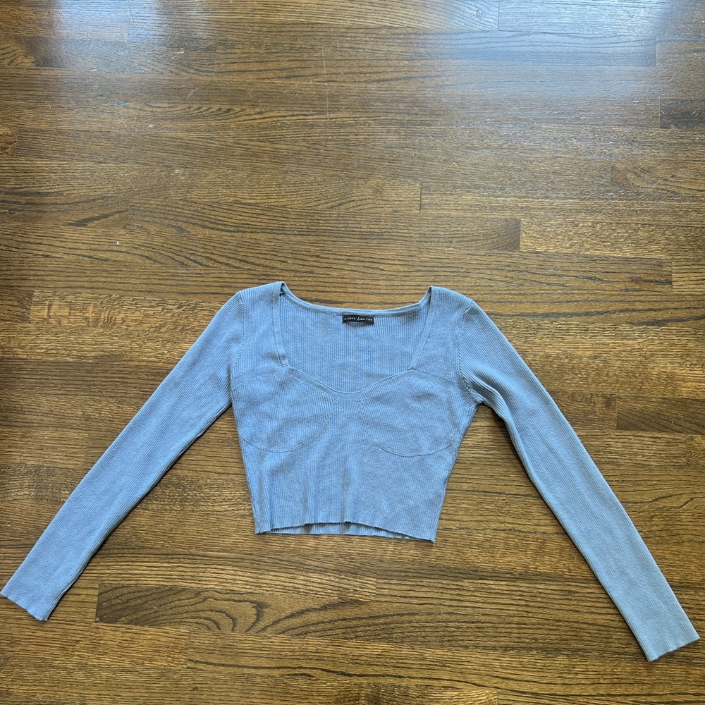 A Love Like You Long-Sleeve Blue Top (size L)